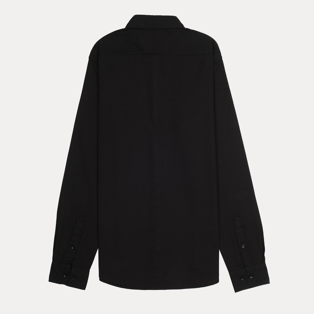 Calvin Klein Effortlessly Chic Black Button-Up Shirt