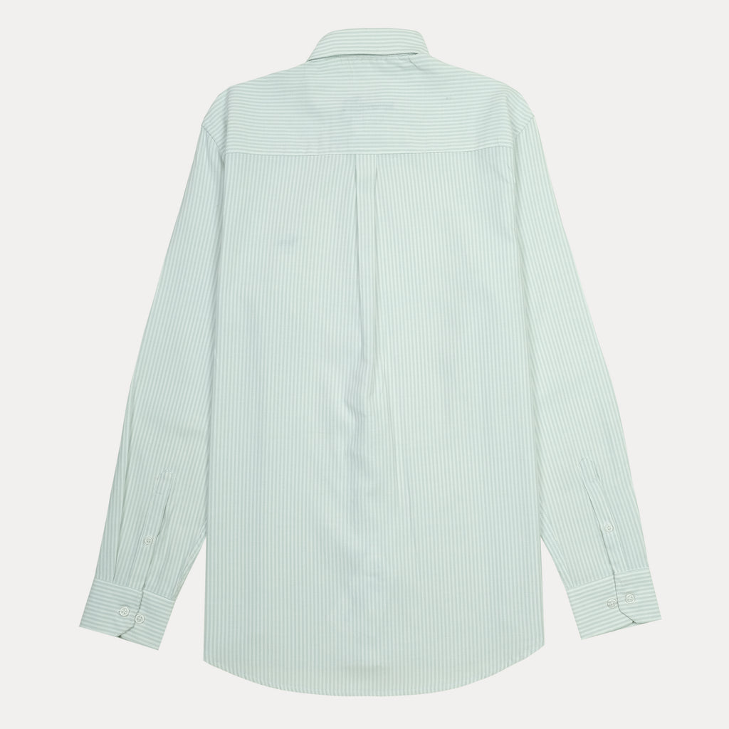 harmont&blaine Breezy Striped Regular Fit Shirt in Soft Mint
