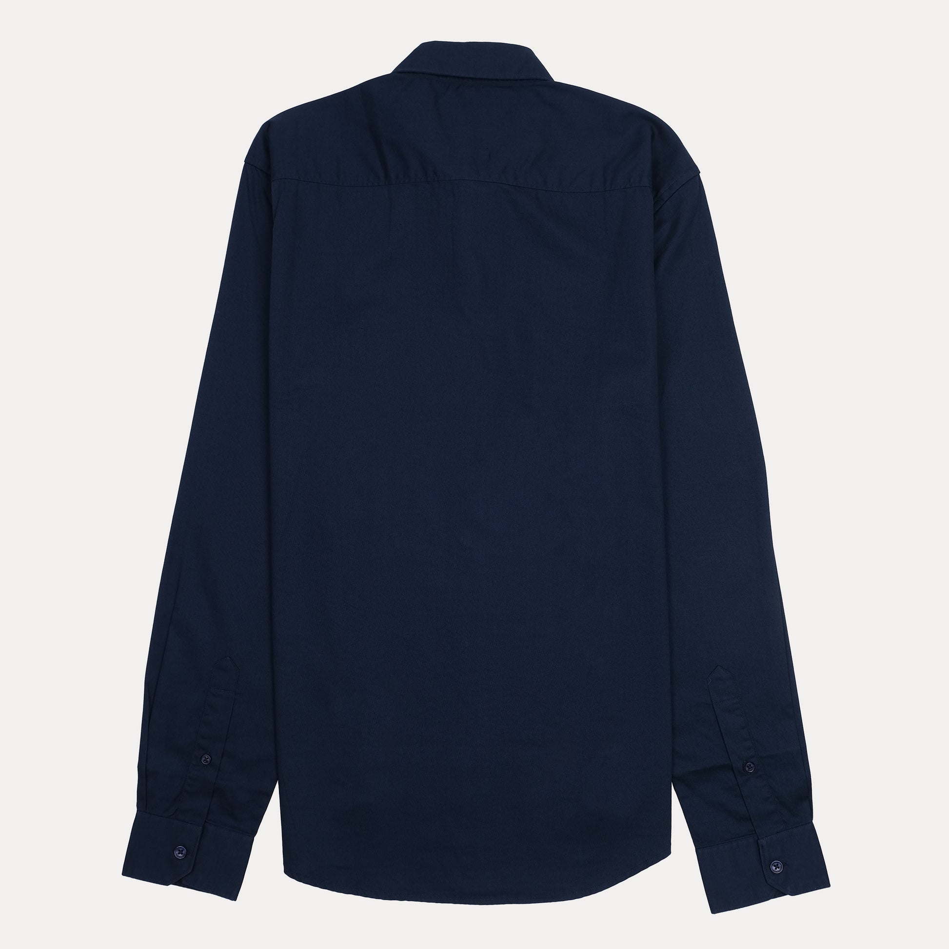 Armani Exchange Slim Fit Navy Button-Up Shirt