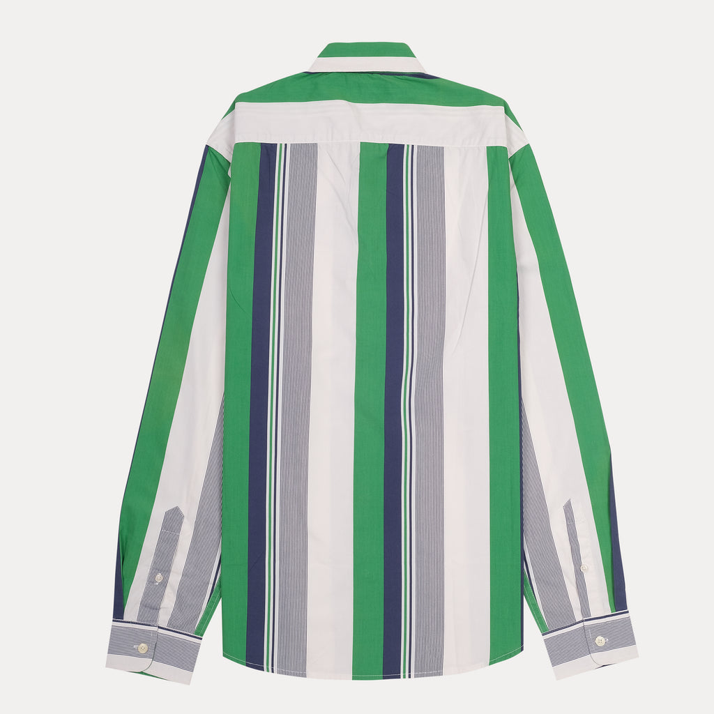 HACKETT Striped Cotton Button-Up Shirt
