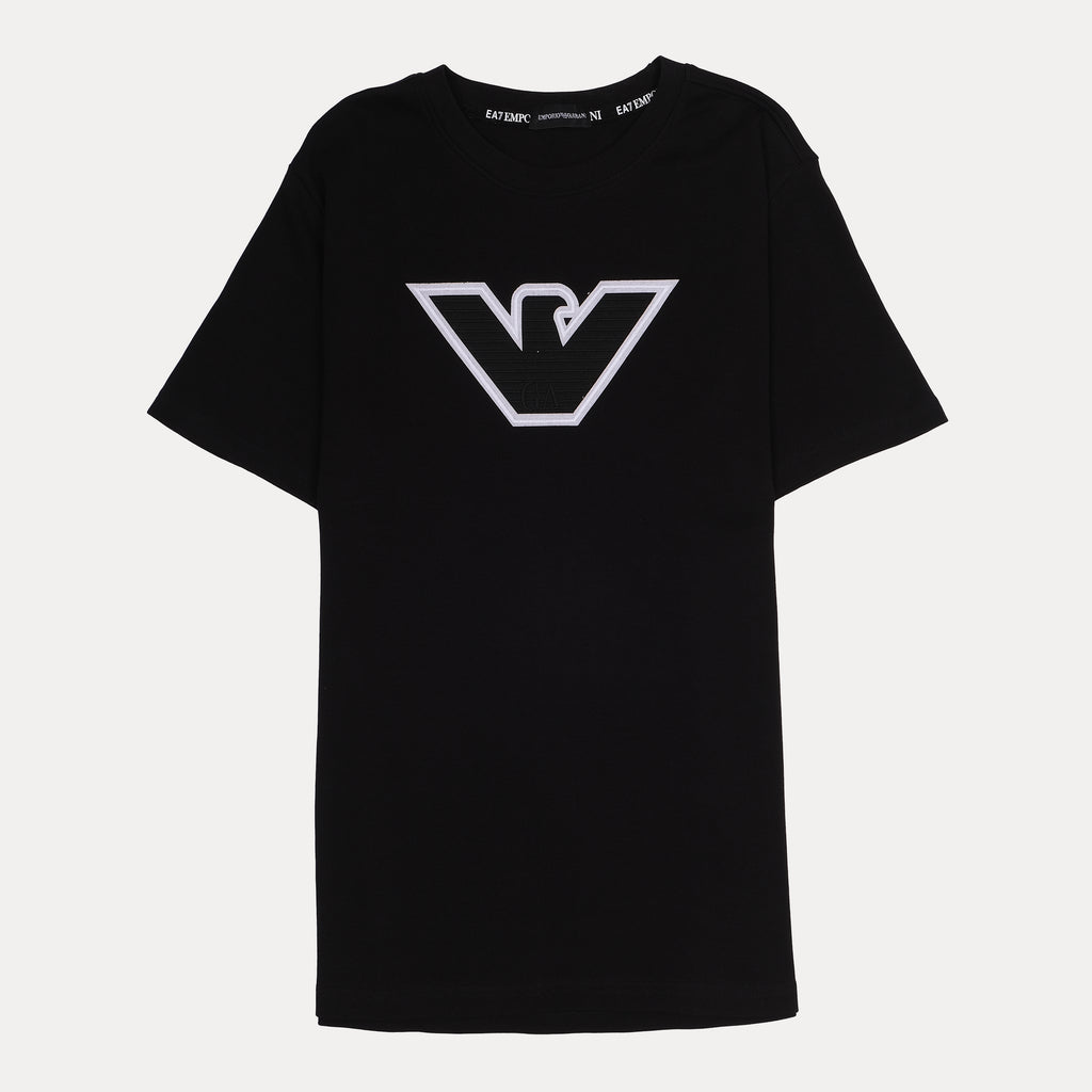 ARMANI Obsidian Ember Sleek Fit Short Sleeve T-Shirt