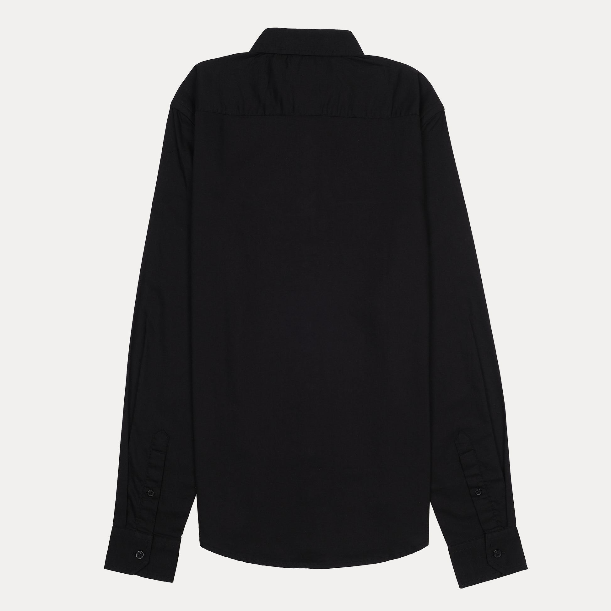 KARL LAGERFELD Elegant Midnight Black Signature Shirt