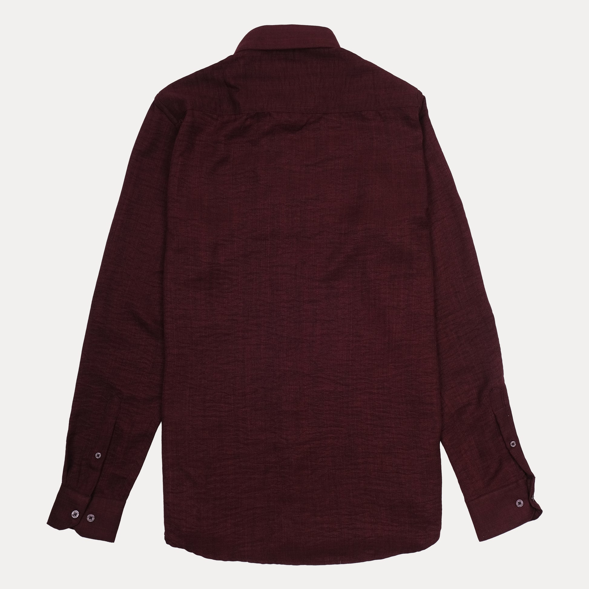 Calvin Klein Jeans Slim Fit Textured Shirt in Burgundy