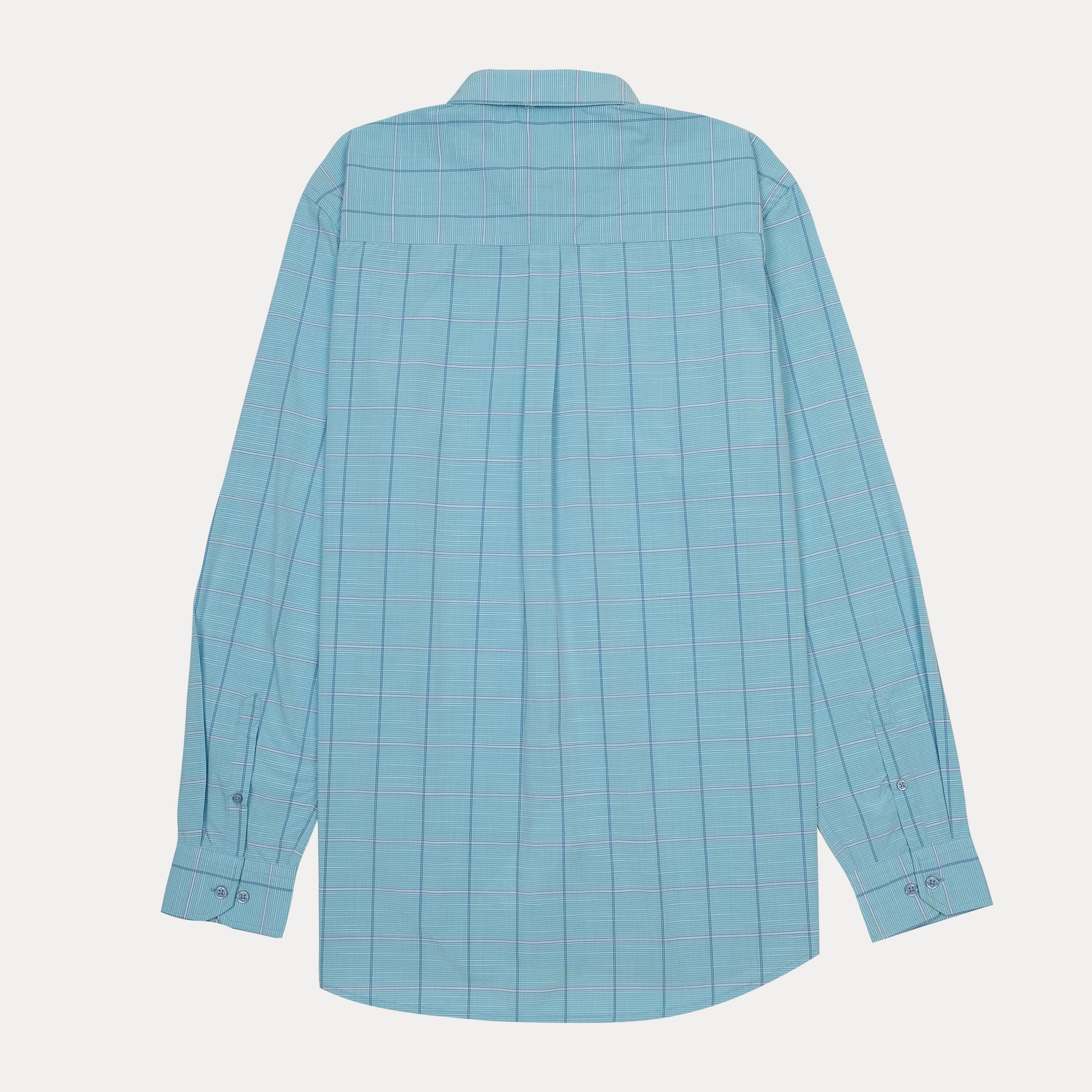 Harmont & Blaine Regular Fit Checked Shirt in Light Blue