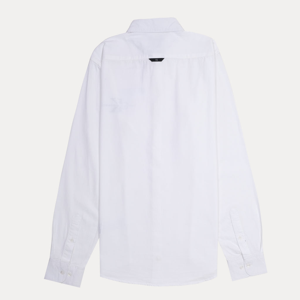 Calvin Klein Effortlessly Chic White Button-Up Shirt