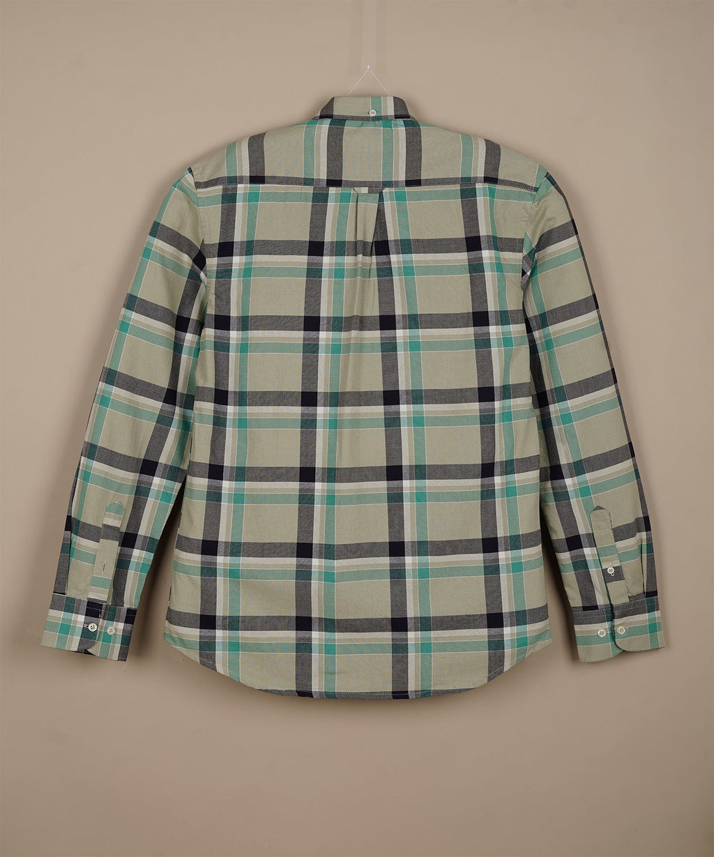 GANT Whimsical Juniper Smoke Relaxed Fit Long Sleeve Oxford Shirt