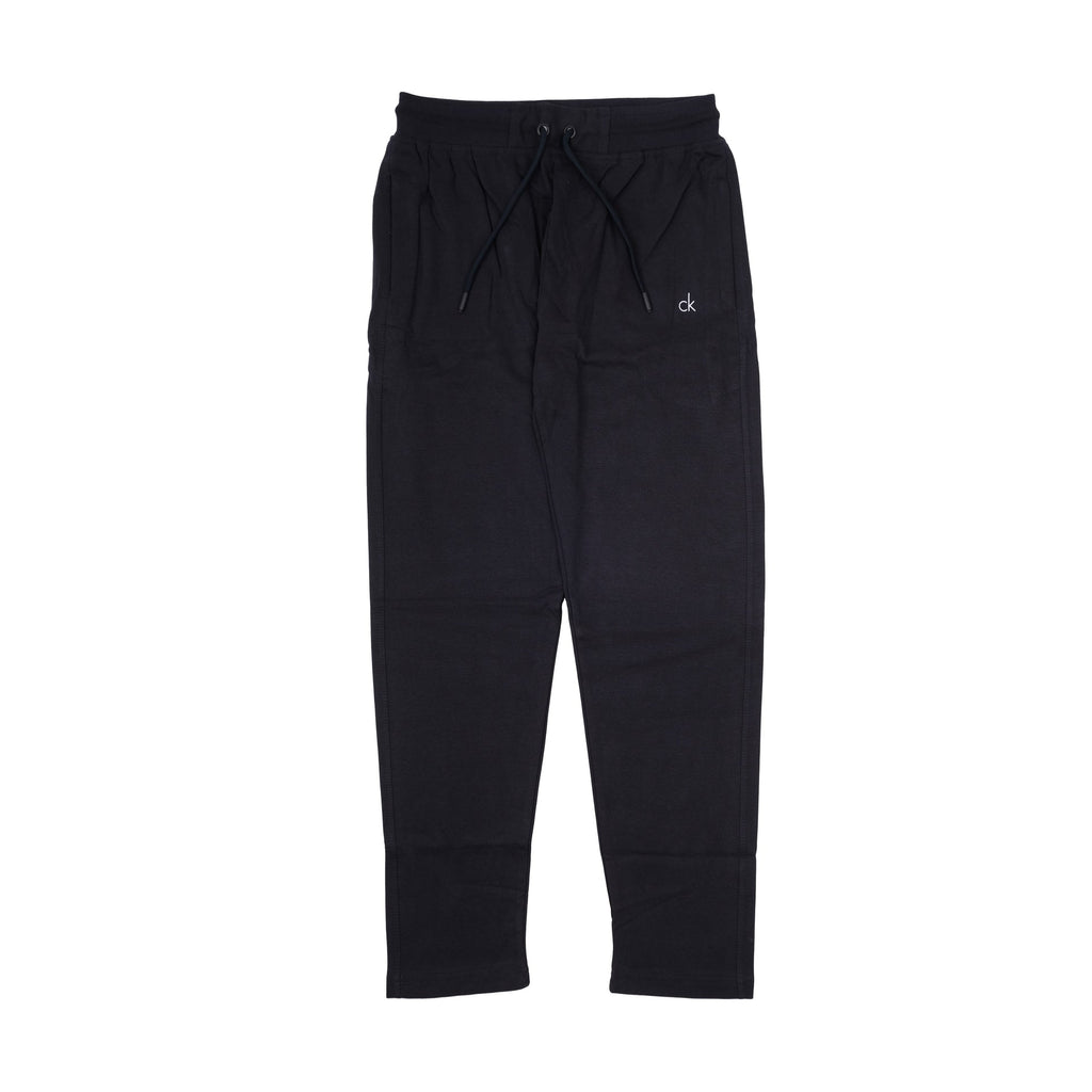 CALVIN KLEIN Midnight Onyx Luxe Drawstring Logo Jogger Pants
