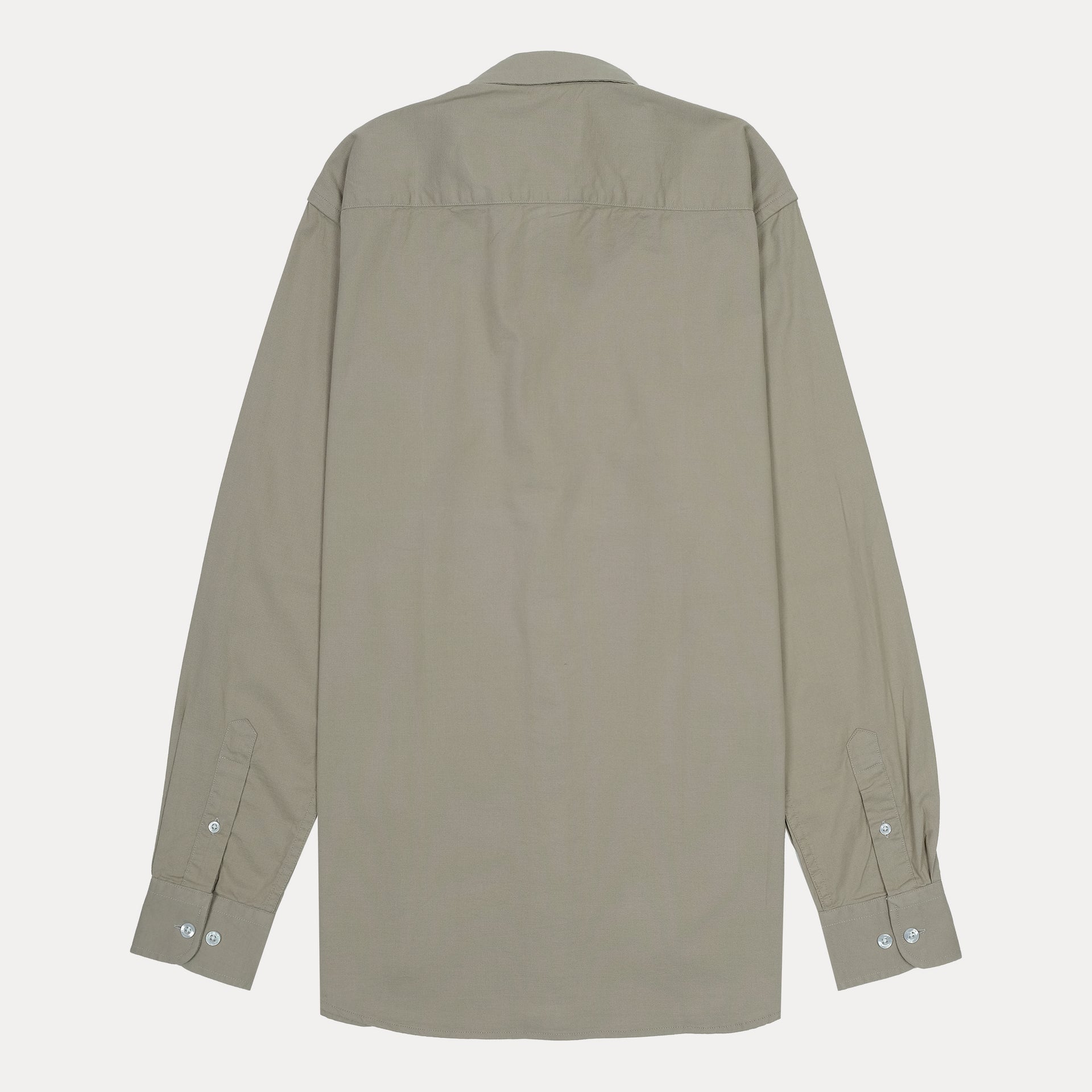 LACOSTE Whispering Slate Classic Fit Long Sleeve Button-Up Shirt