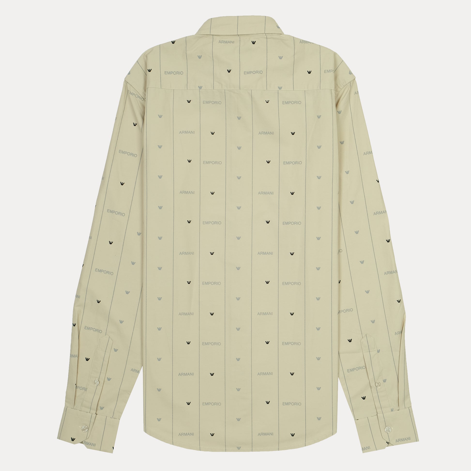 EMPORIO ARMANI Logo Print Long Sleeve Shirt