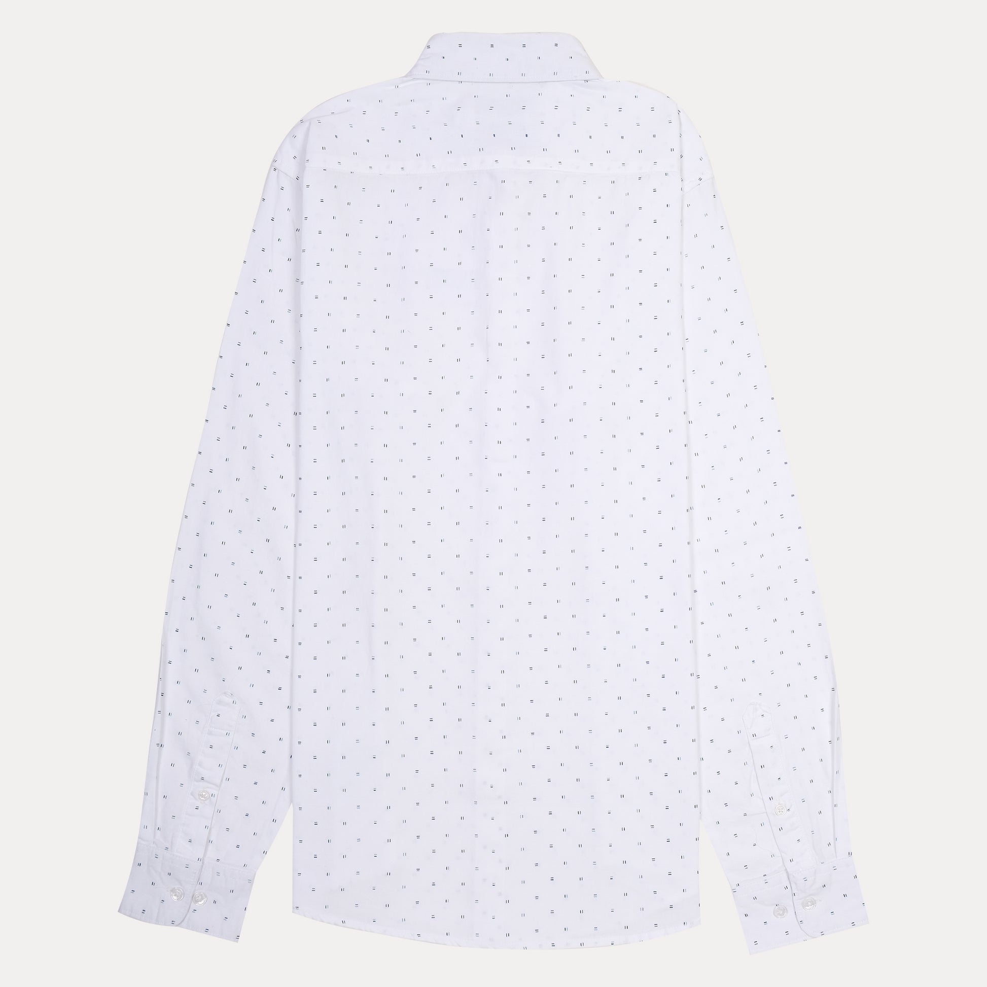 Calvin Klein Dapper Dot Delight Shirt in Crisp Cloud White