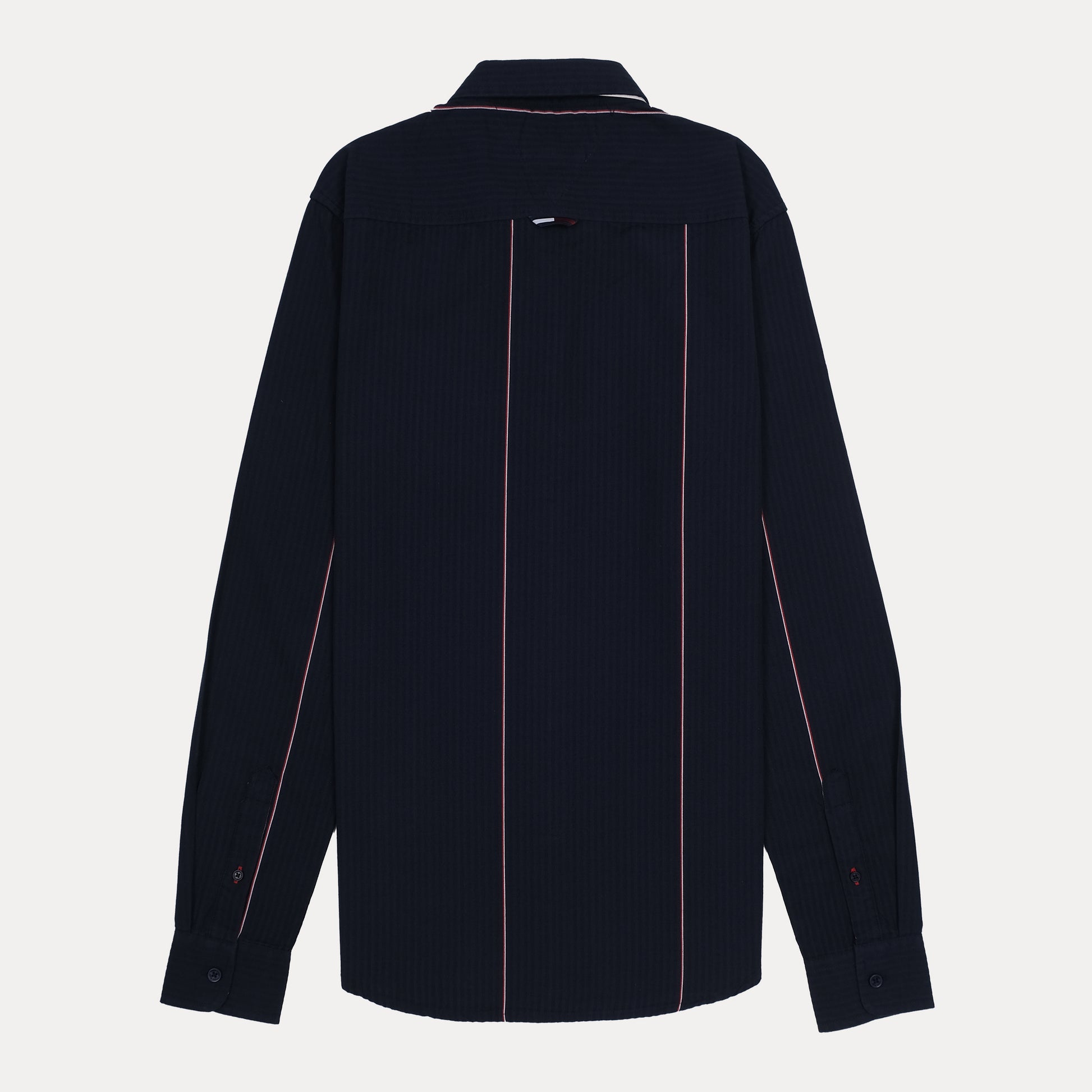 TOMMY JEANS Prismatic Cobalt Echo Slim Fit Long Sleeve Shirt