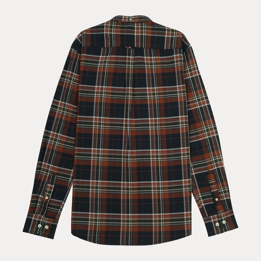 GANT Tech Prep Plaid Shirt in Rustic Autumn Hues