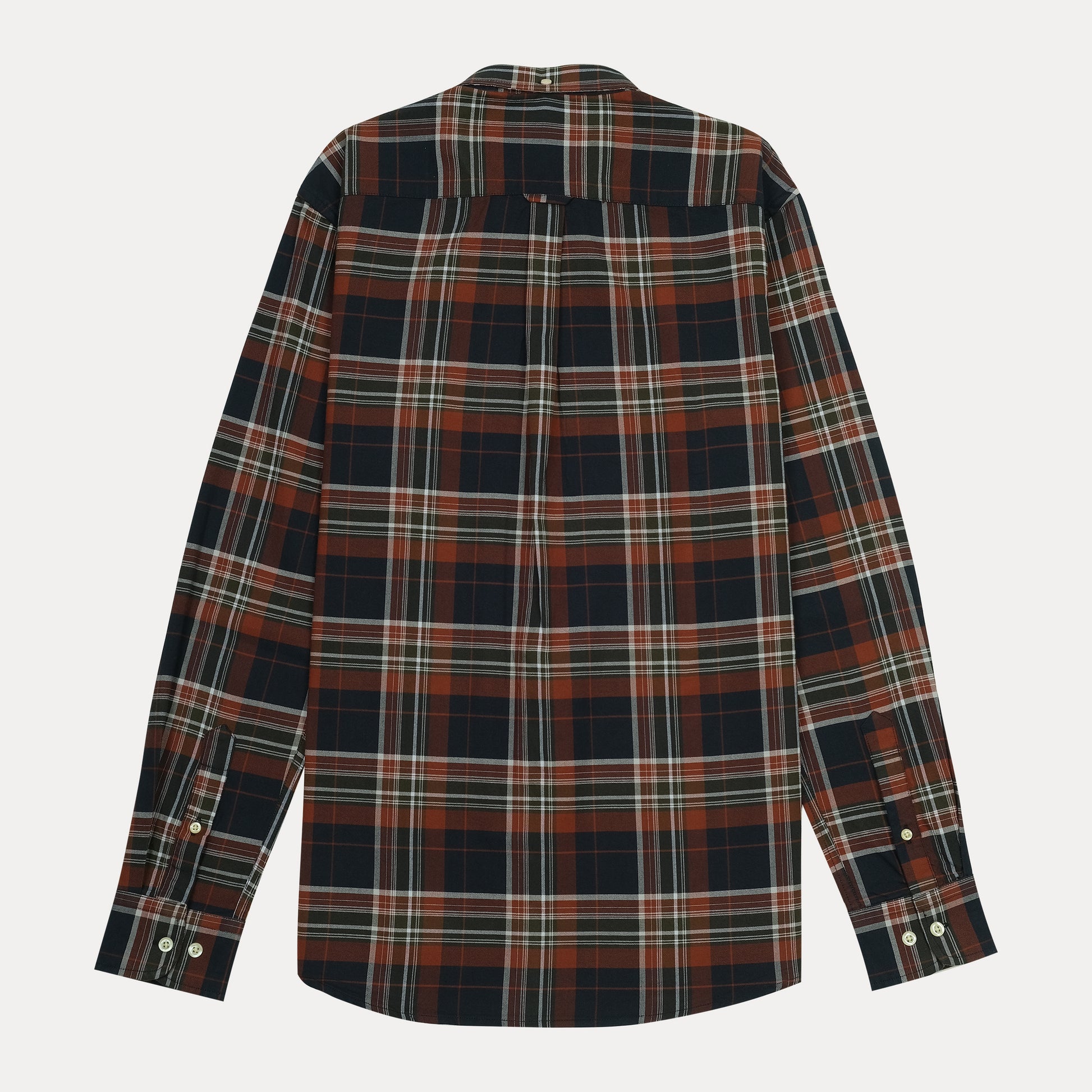 GANT Tech Prep Plaid Shirt in Rustic Autumn Hues