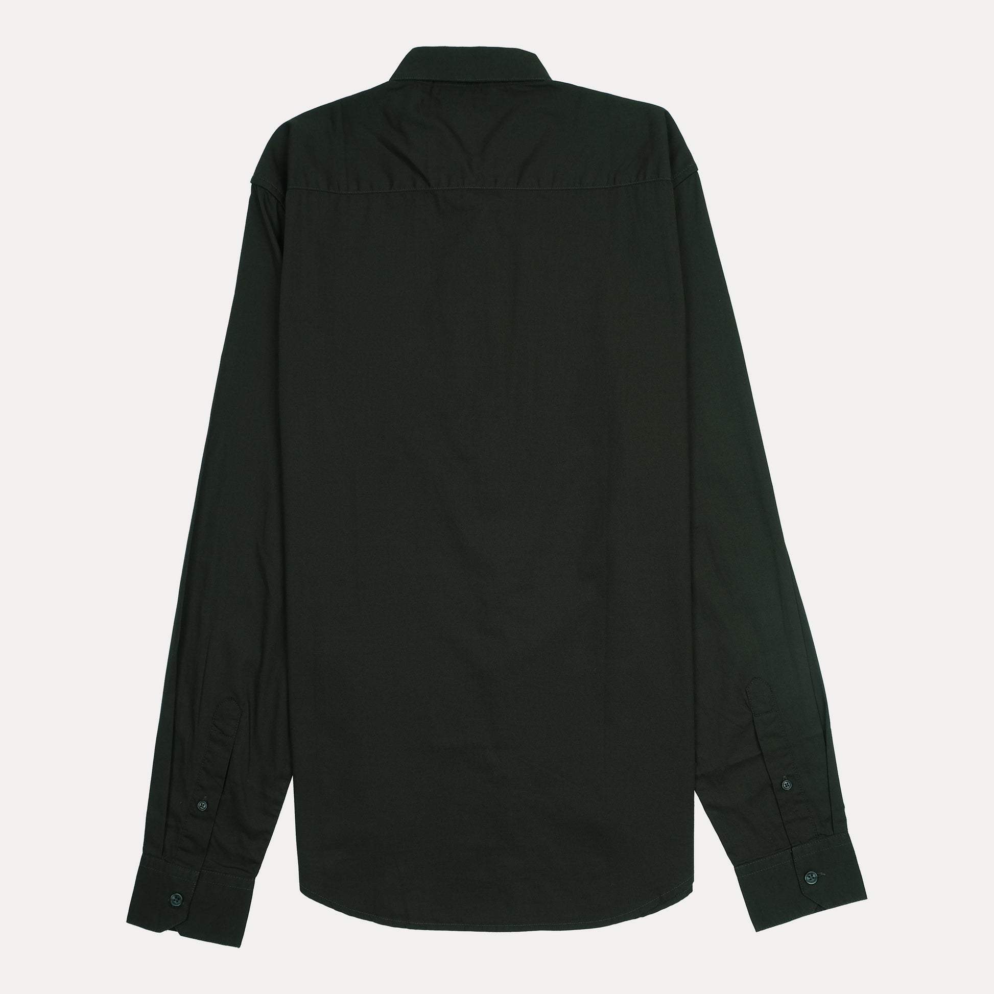 A|X Men's Long Sleeve Button-Up Shirt in Dark Green