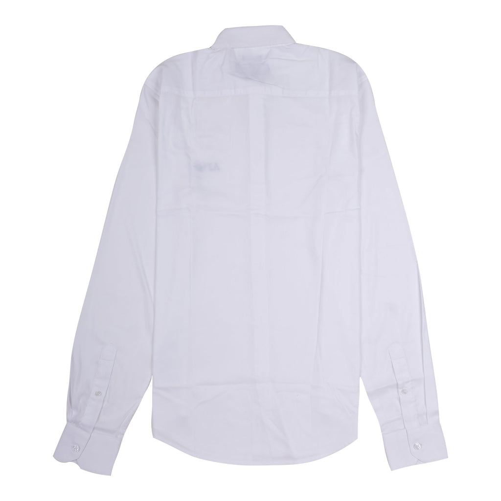 AJ ARMANI JEANS Pristine Pearl Classic Fit Long Sleeve Button-Up Shirt