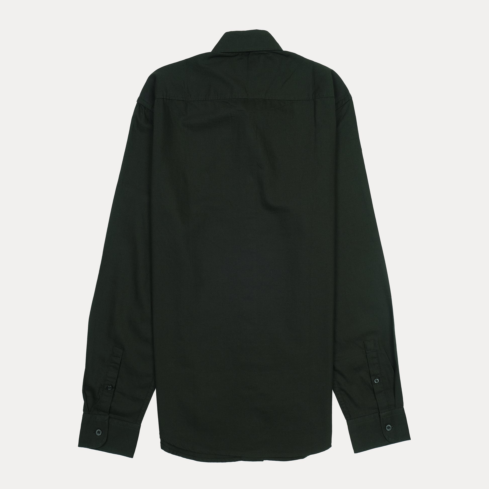 HUGO BOSS Classic Fit Button-Up Shirt in Dark Green