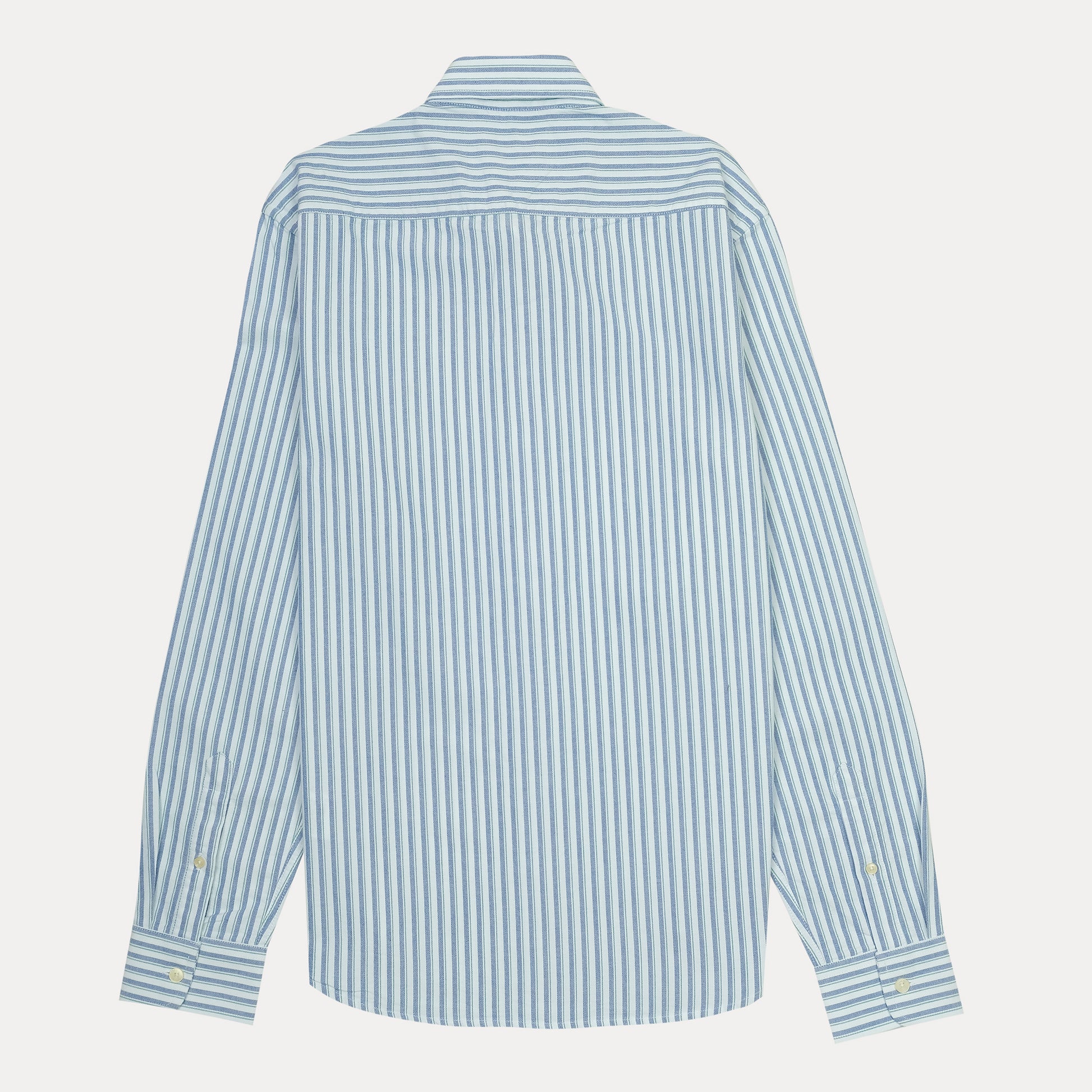 HACKETT Striped Elegance Slim Fit Shirt in Serene Sky
