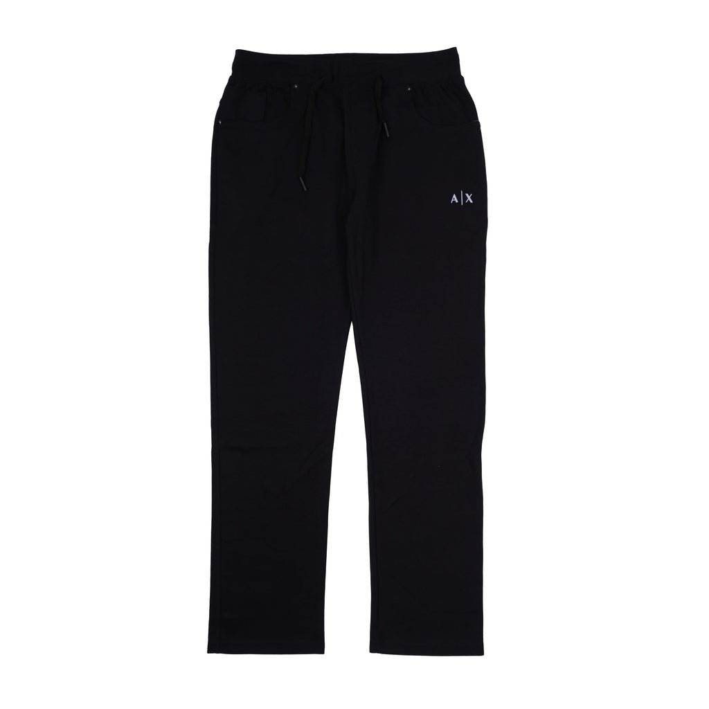ARMANI EXCHANGE Midnight Noir Luxe Logo Drawstring Sweatpants