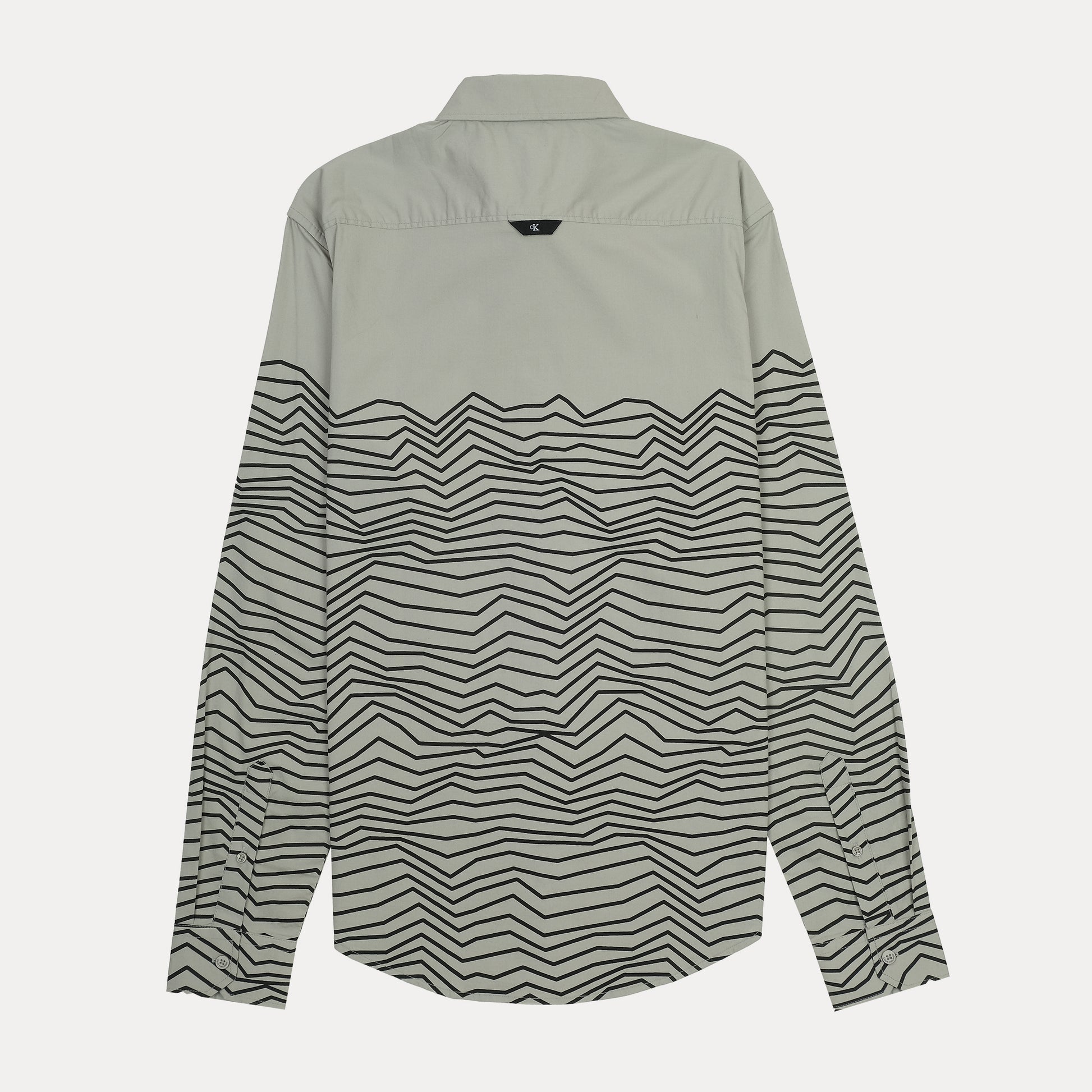 CALVIN KLEIN JEANS Prismatic Quartz Ember Long Sleeve Shirt