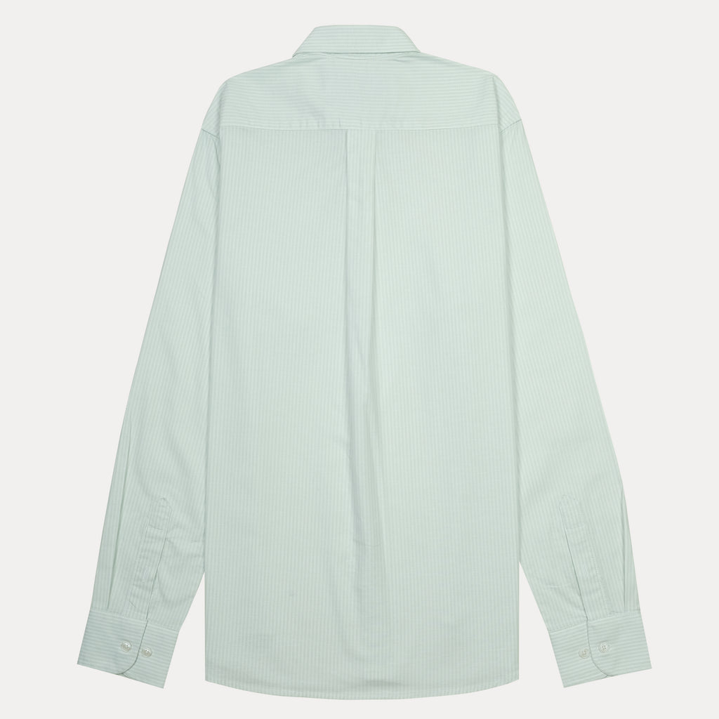 Lacoste Serene Striped Regular Fit Shirt in Soft Mint