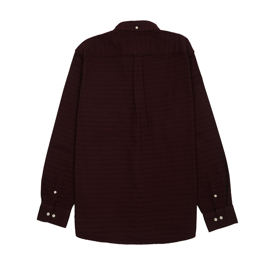 GANT Luminous Garnet Tailored Fit Long Sleeve Button-Up Shirt