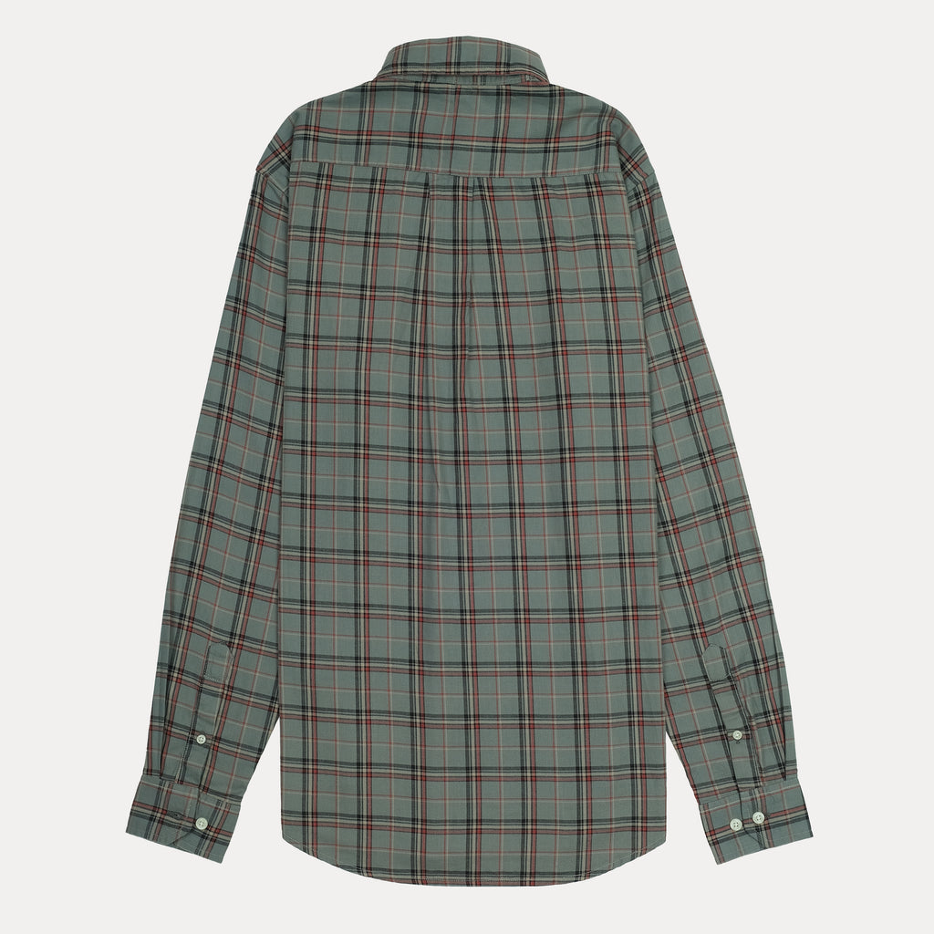 POLO RALPH LAUREN Enchanted Moss Slim Fit Long Sleeve Plaid Shirt