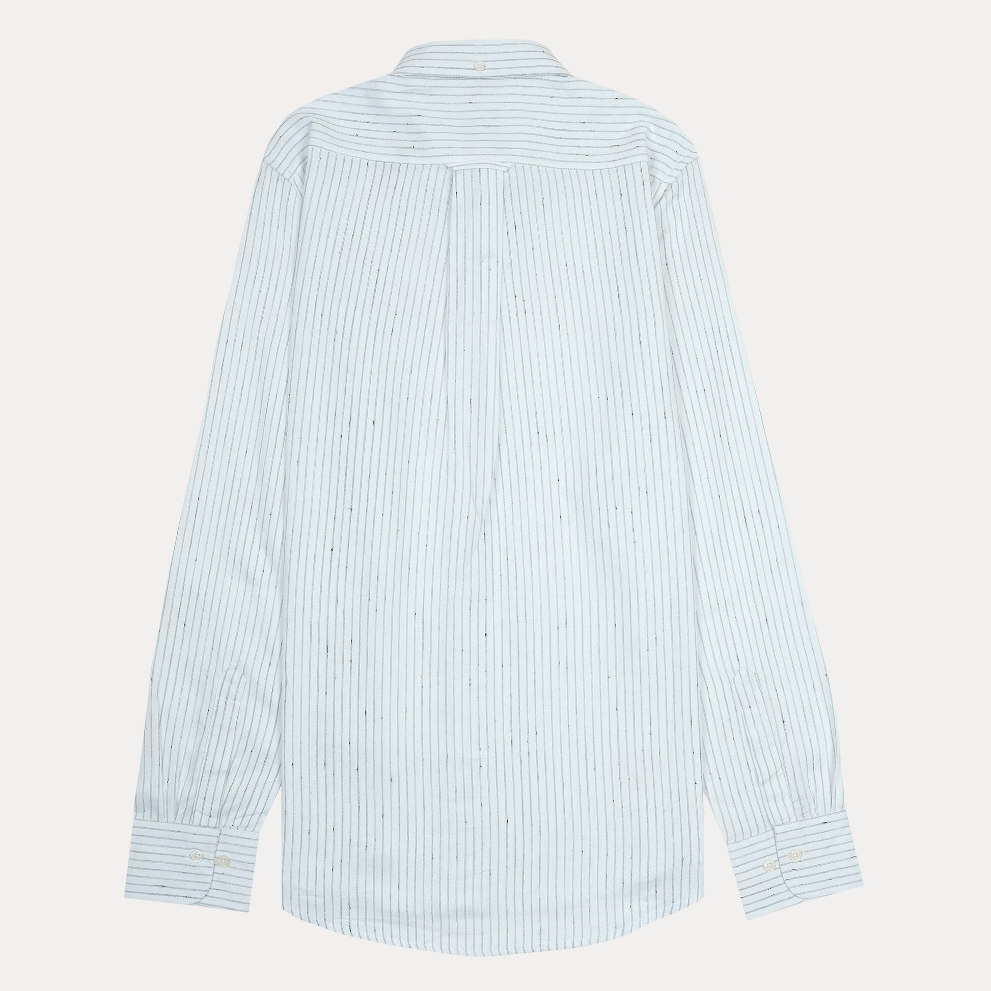 [Mélange Slub Linen] GANT Melange Striped Elegance Shirt in Whispering Blue