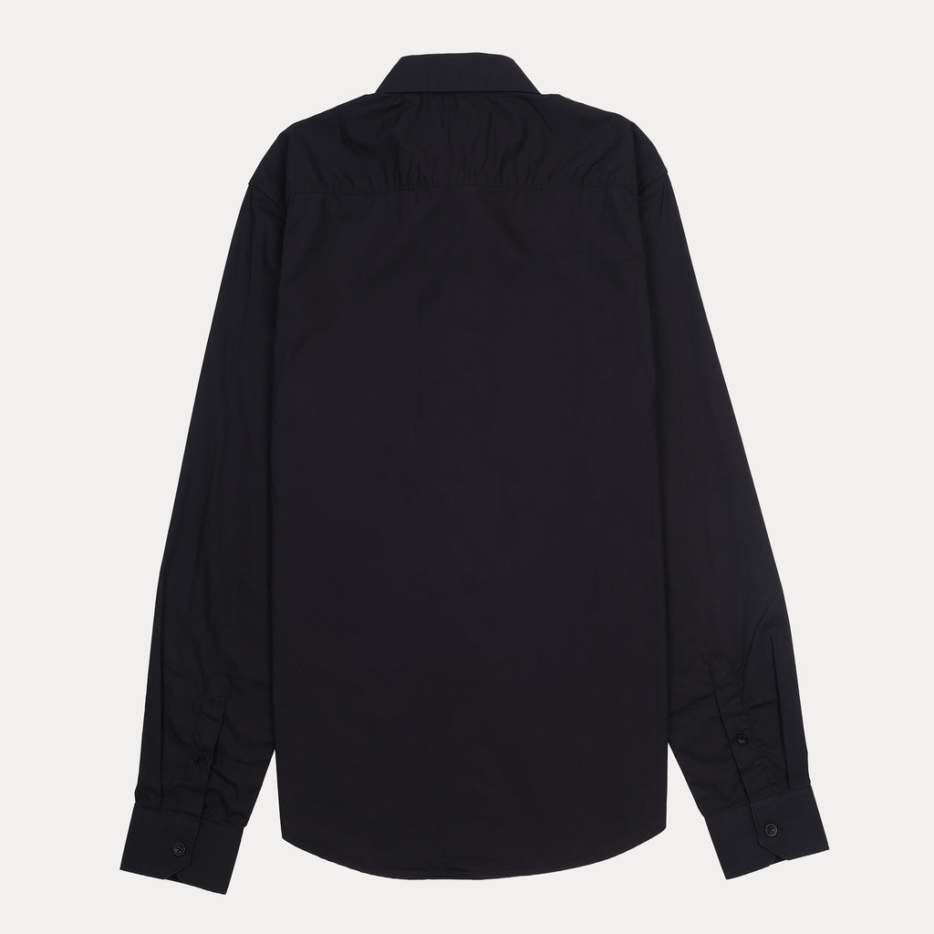 Armani Exchange Slim Fit Black Dress Shirt