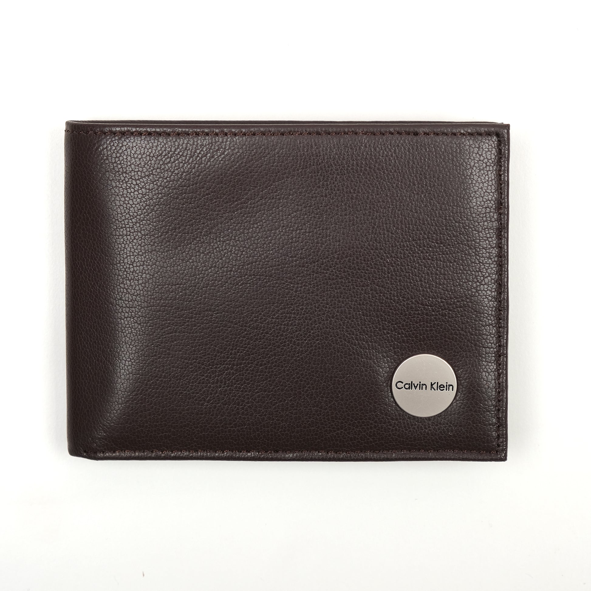Calvin Klein Luxurious Cocoa Leather Wallet