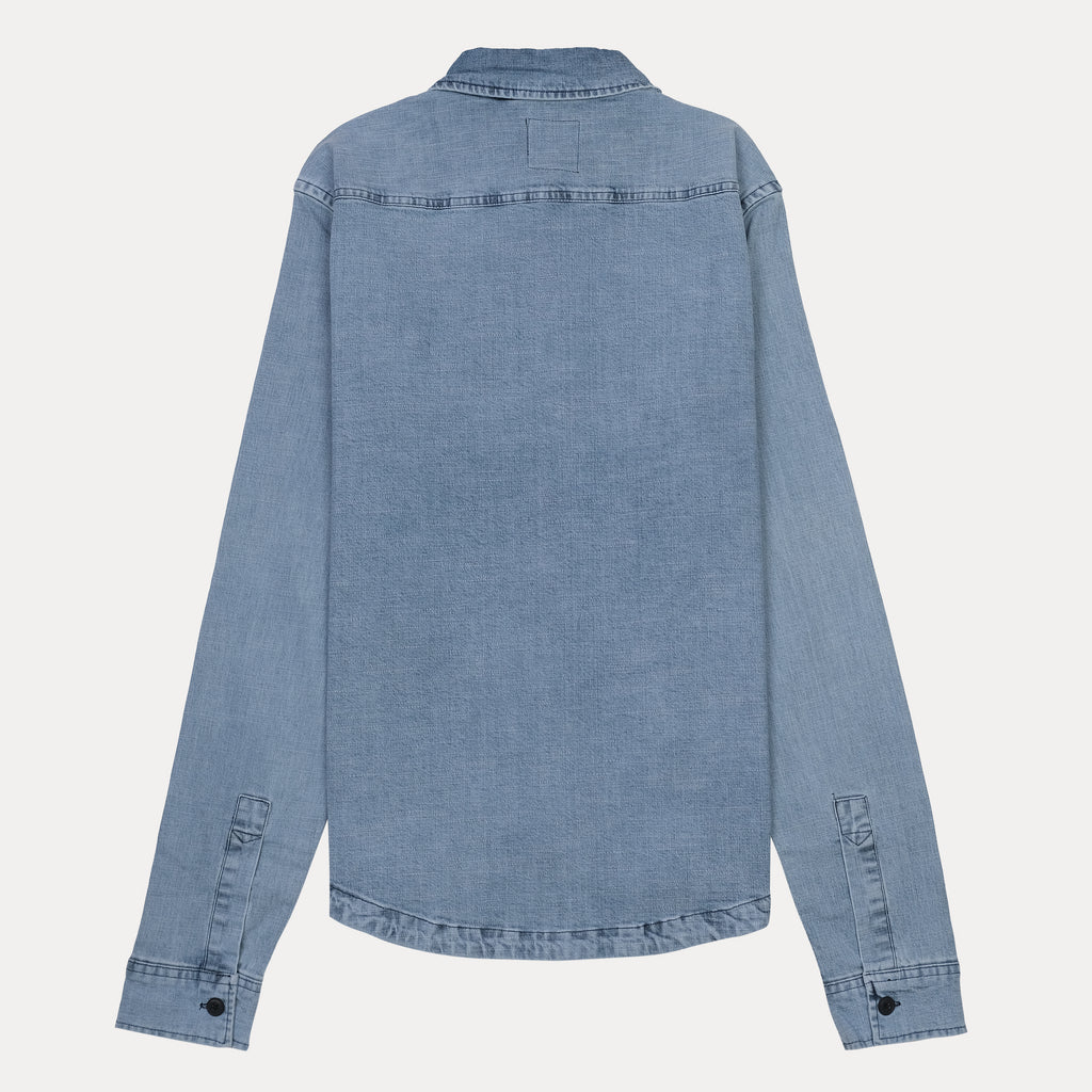 BOSS Effortlessly Chic Denim Shirt in Serene Sky
