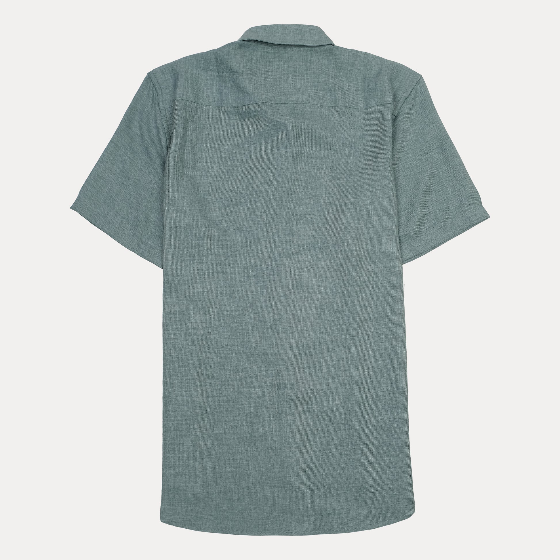 Calvin Klein Jeans Slim Fit Short Sleeve Shirt in Soft Green