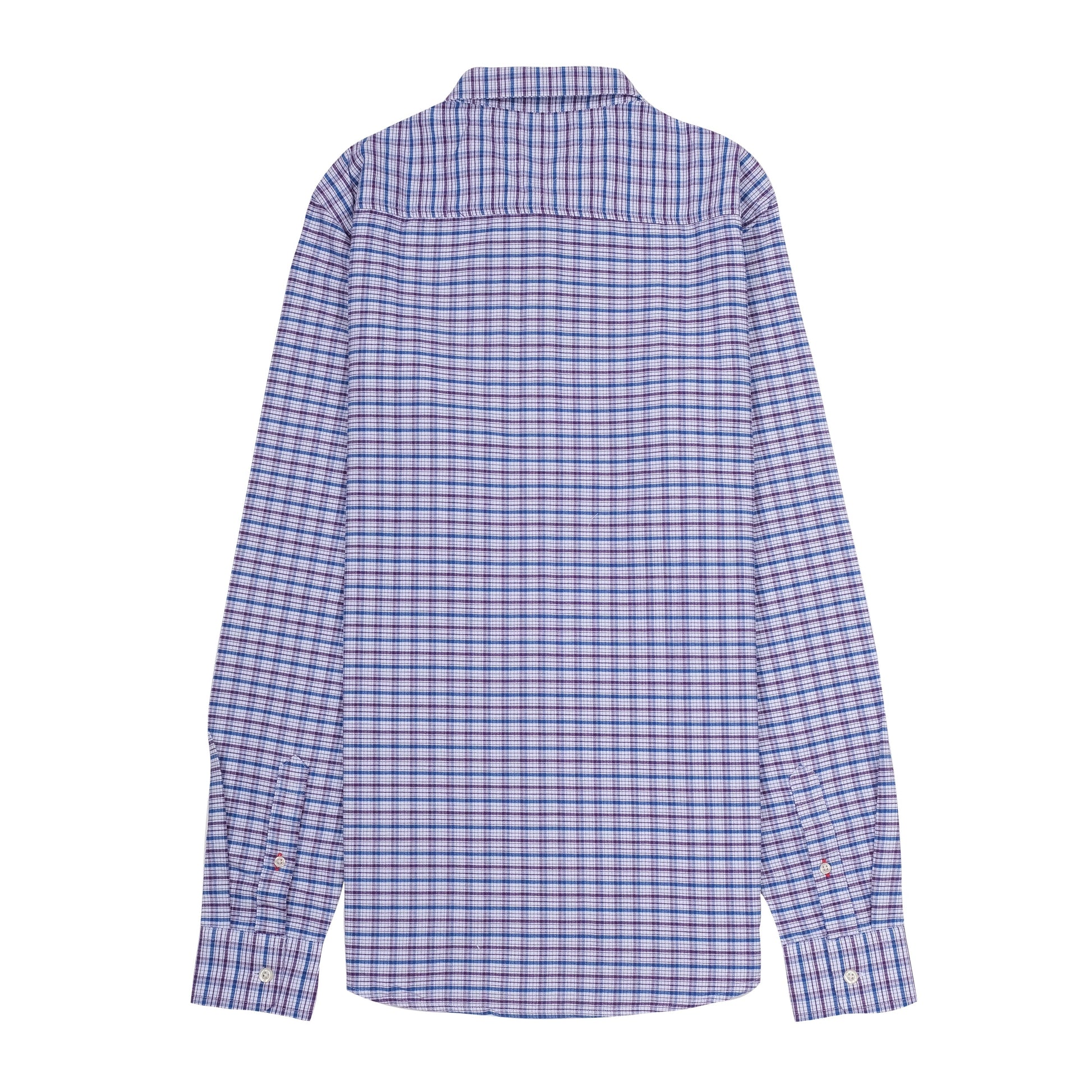 TOMMY HILFIGER Astral Blue Tailored Fit Long Sleeve Button-Up Shirt