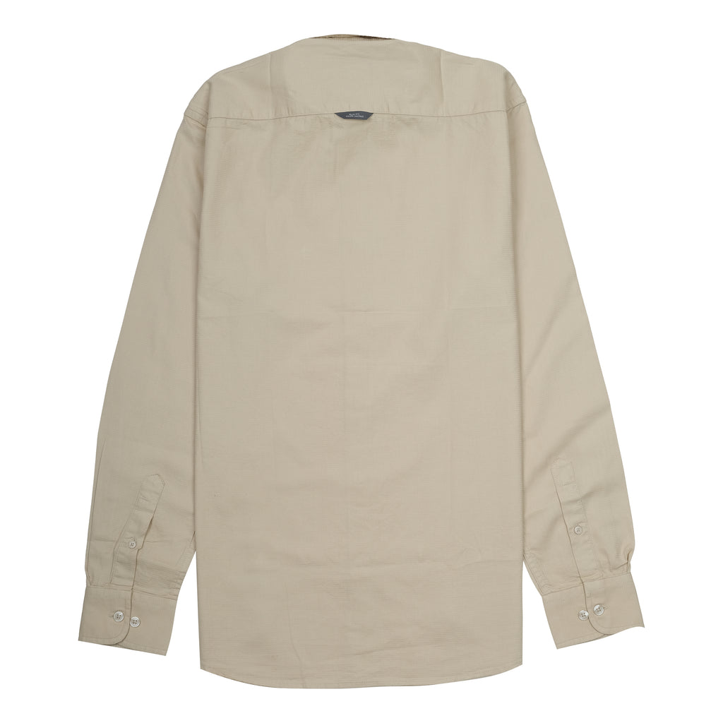 Armani Exchange Elegant Sand Dune Long Sleeve Shirt