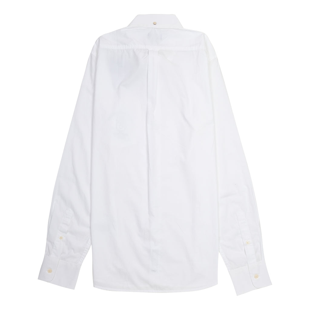 GANT Tech Prep Twill Shirt - Crisp Cloud White Elegance