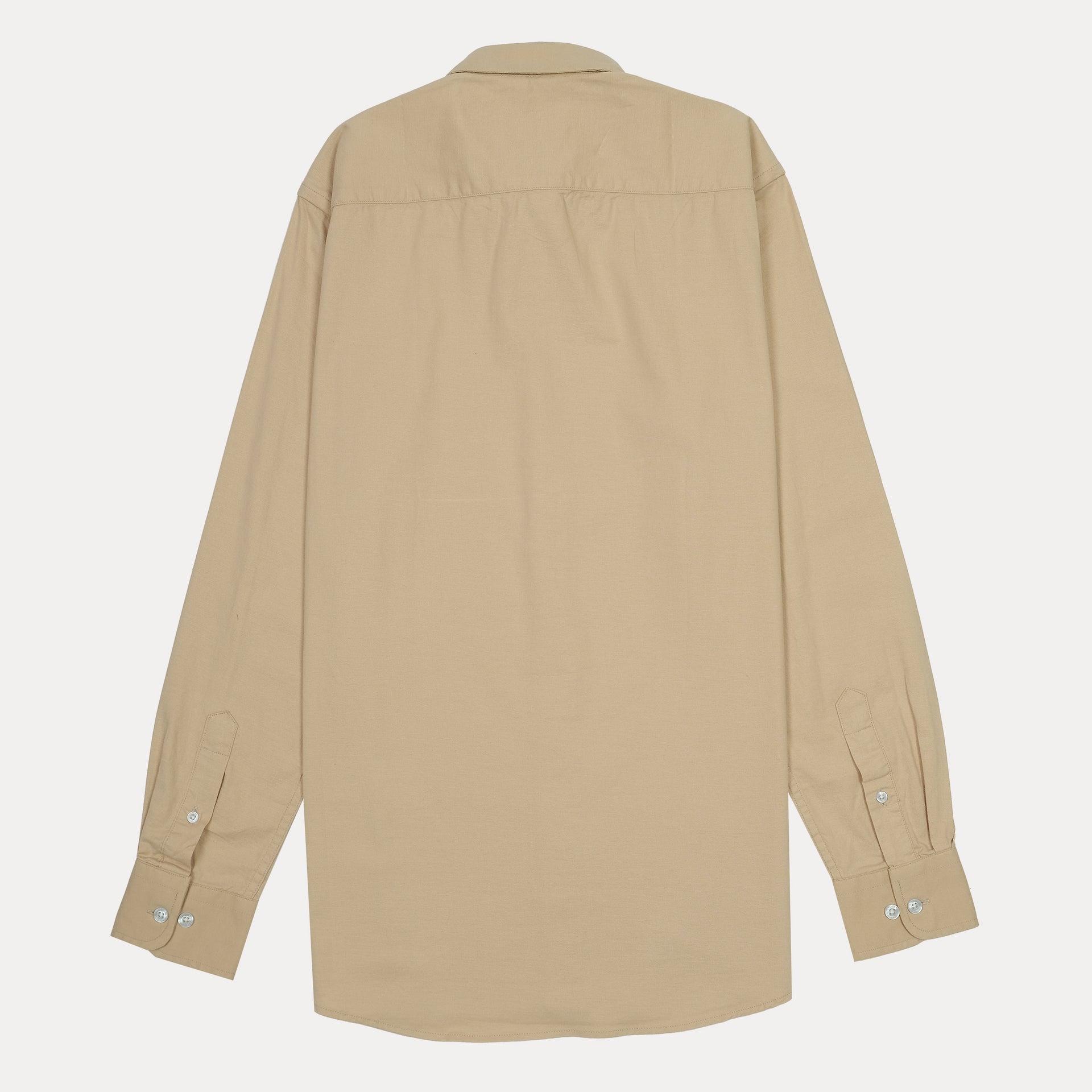 LACOSTE Whispering Almond Classic Fit Long Sleeve Button-Down Shirt