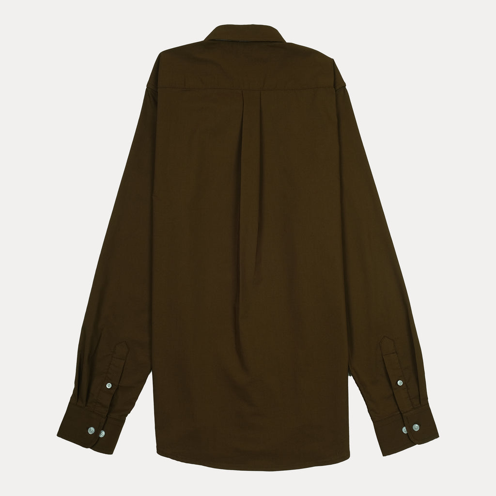 Polo Ralph Lauren Classic Fit Button-Down Shirt in Dark Brown