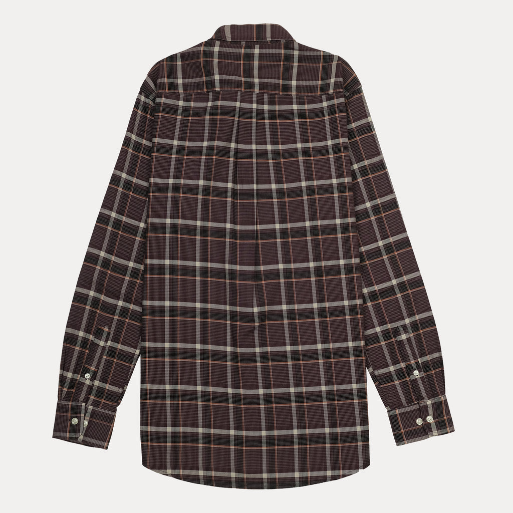 Polo Ralph Lauren Custom Fit Plaid Shirt in Rich Merlot