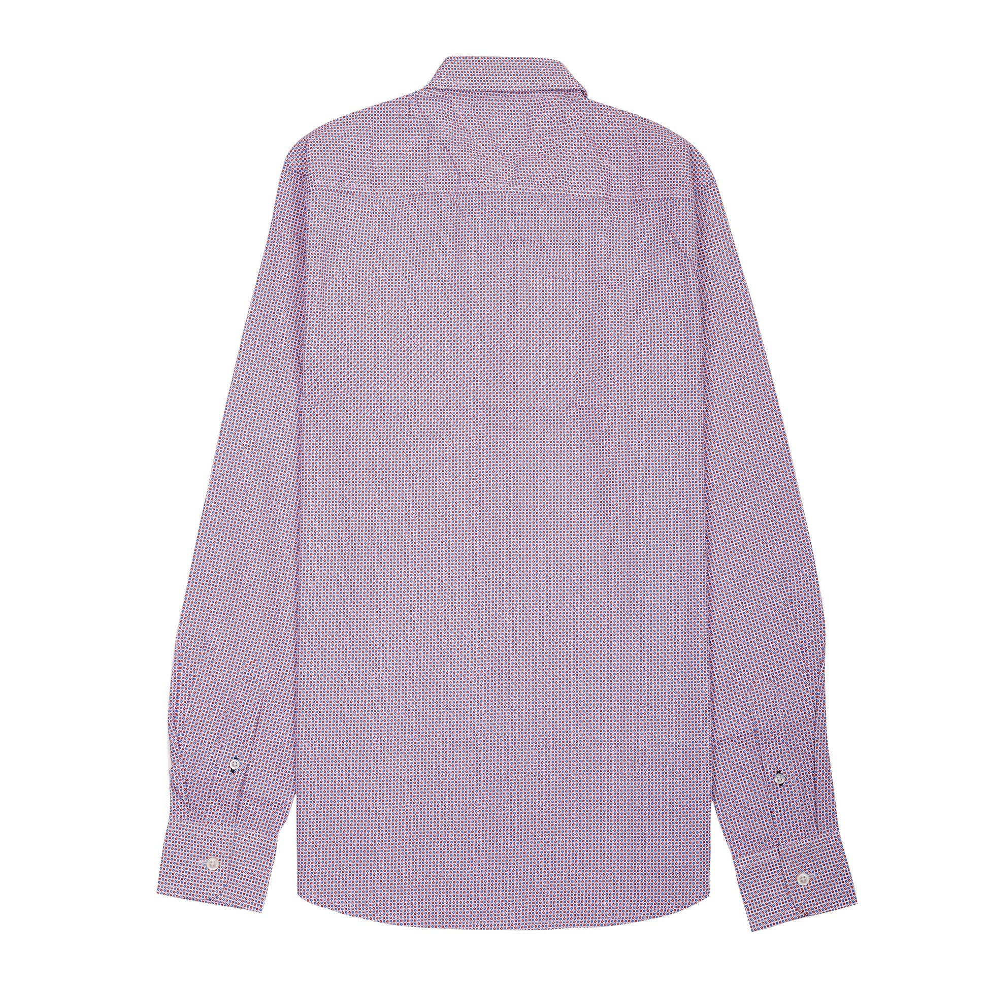 TOMMY HILFIGER Prismatic Mauve Tailored Fit Long Sleeve Button-Up Shirt