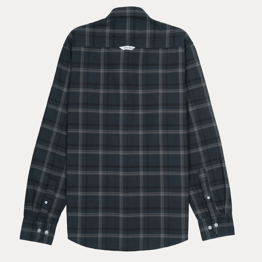 Calvin Klein Jeans Sophisticated Slate Plaid Shirt