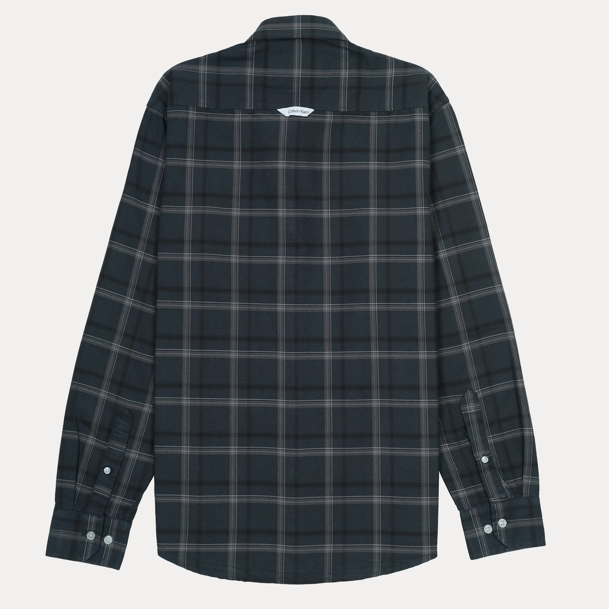 Calvin Klein Jeans Sophisticated Slate Plaid Shirt