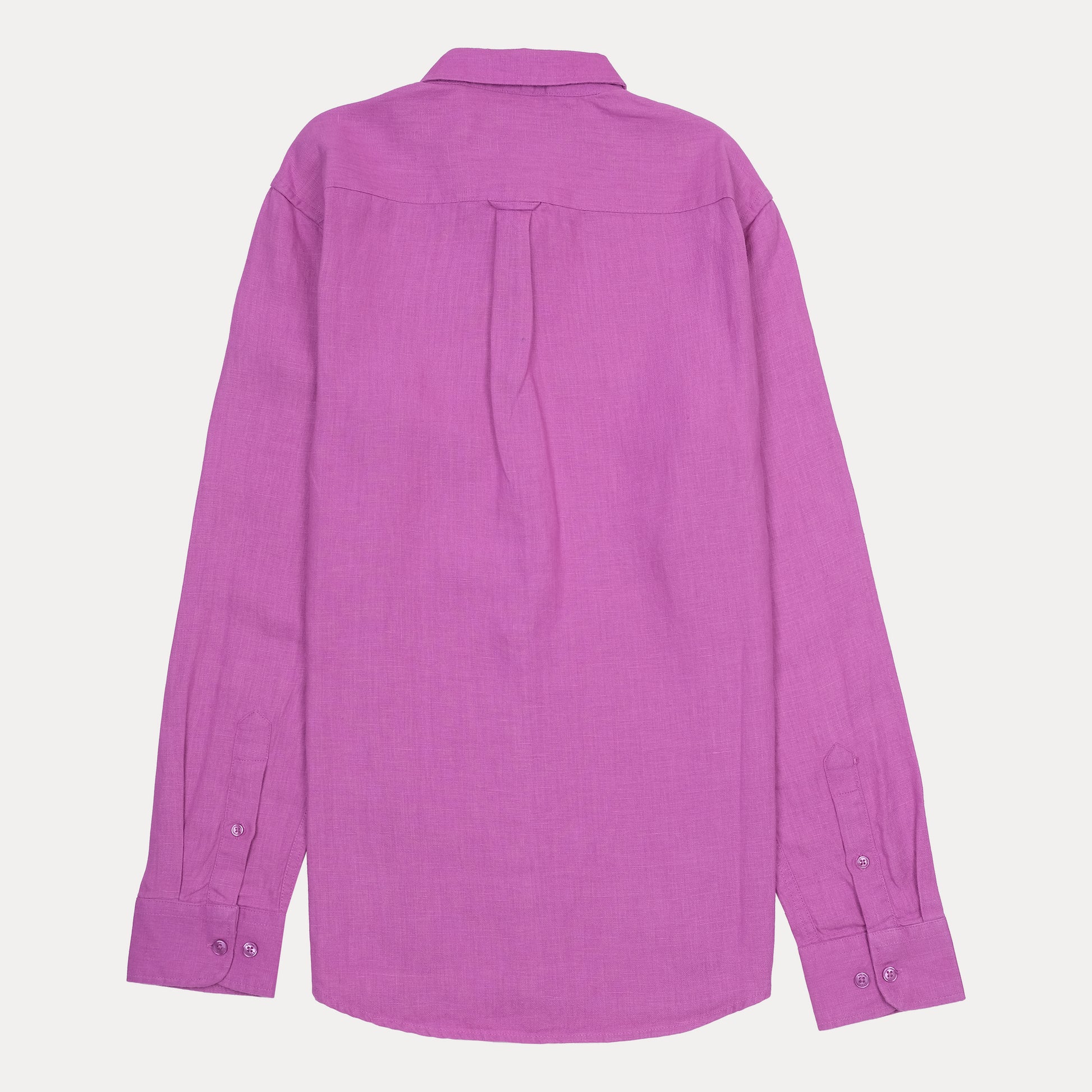 Polo Ralph Lauren Classic Fit Linen Shirt in Radiant Orchid