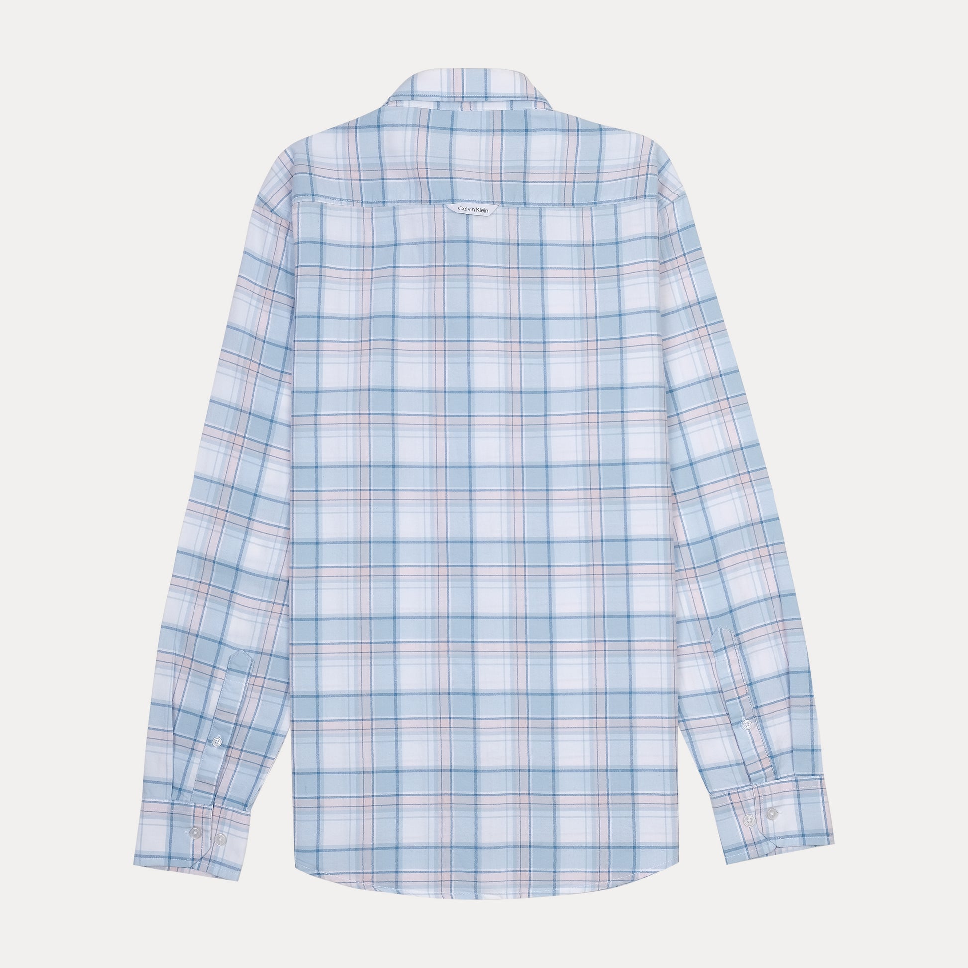 Calvin Klein Jeans Breezy Blue Plaid Button-Up Shirt