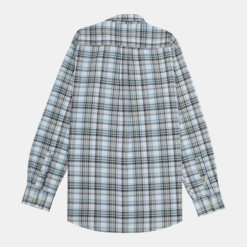 Polo Ralph Lauren Custom Fit Plaid Shirt in Serene Sky
