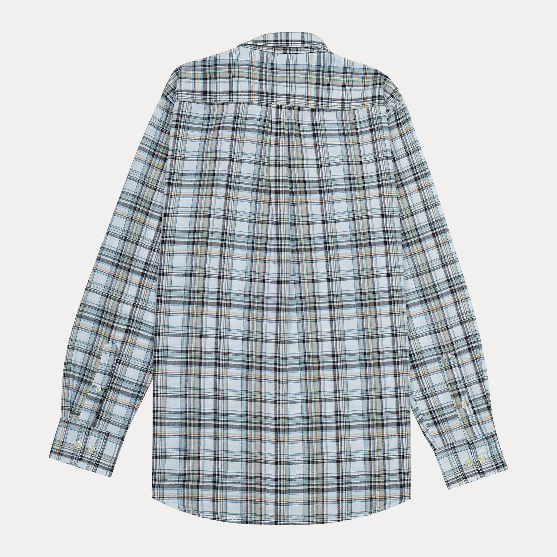 Polo Ralph Lauren Custom Fit Plaid Shirt in Serene Sky