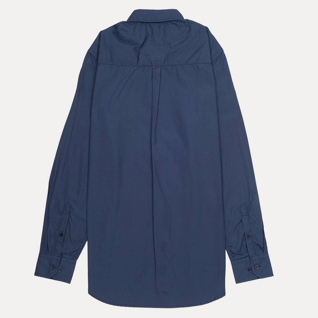 HARMONT&BLAINE Harmont & Blaine Regular Fit Navy Button-Up Shirt