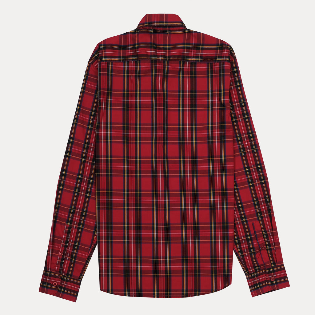 HUGO Dapper Crimson Checkered Slim Fit Shirt