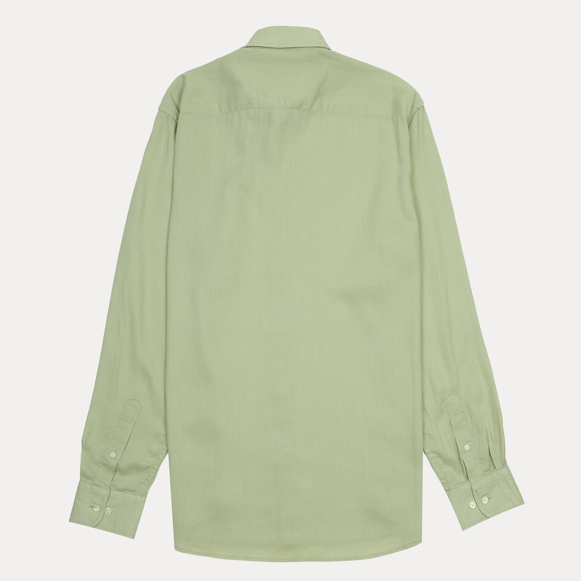TOMMY HILFIGER Breezy Sage Button-Up Linen Shirt