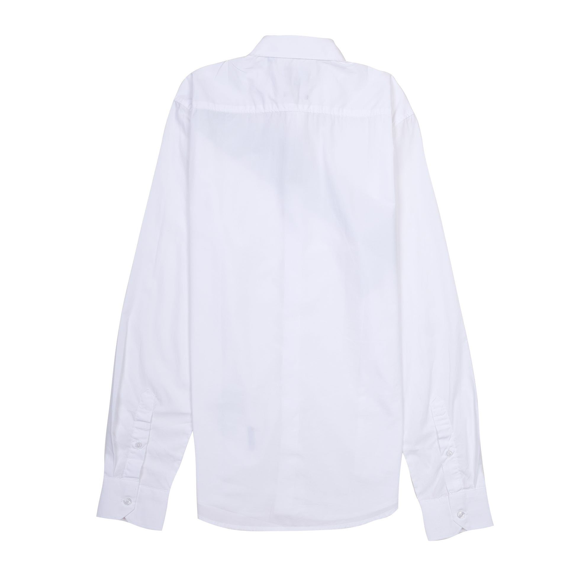 Armani Exchange Slim Fit White Shirt with Reflective Stripe