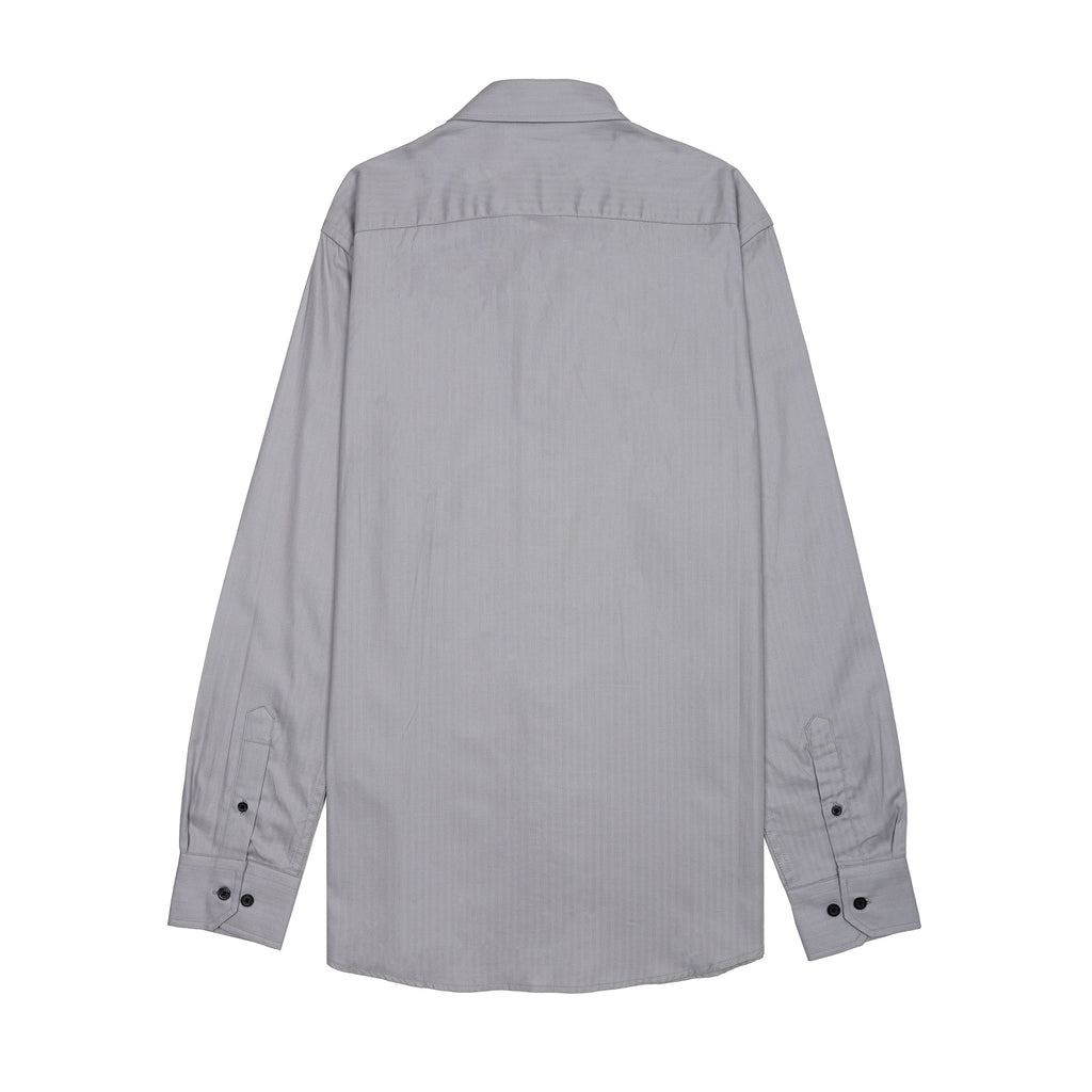 CALVIN KLEIN Astral Mist Tailored Fit Long Sleeve Button-Up Shirt