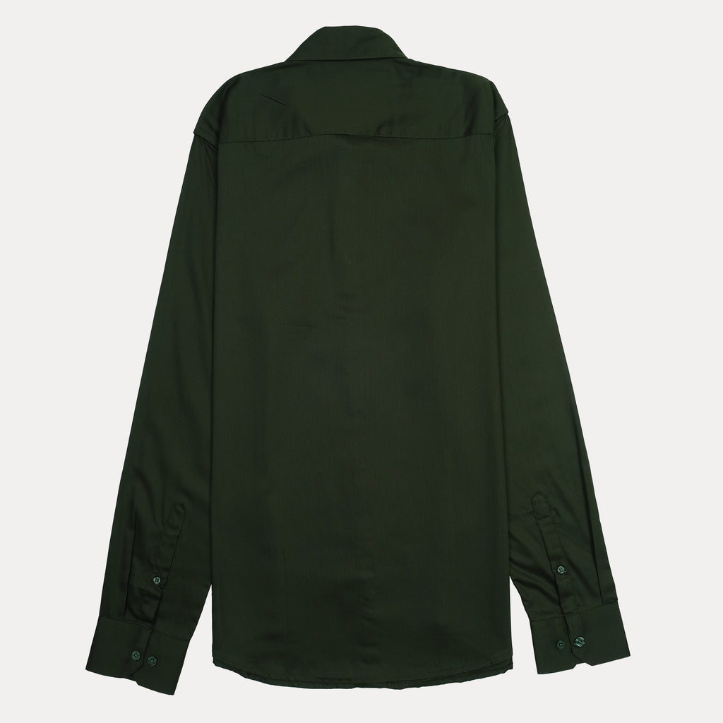 Calvin Klein Jeans Slim Fit Green Button-Up Shirt
